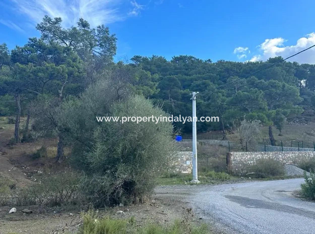 1084 M2 Eckgrundstück Zum Verkauf In Dalyan Gökbelde