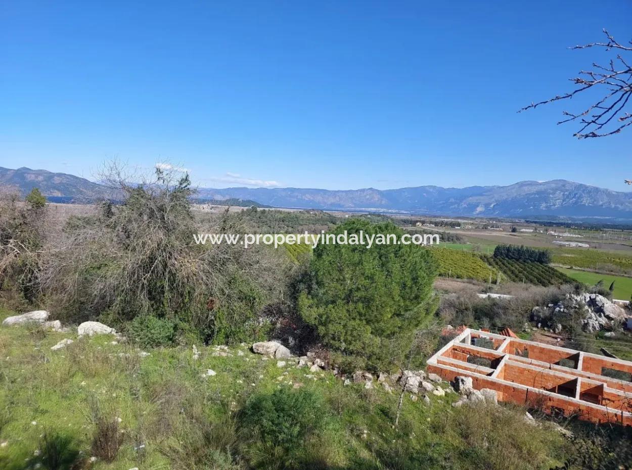 1.000M2 Freistehendes Grundstück Mit Blick Auf Den Köyceğiz-See Zum Verkauf In Dalyan