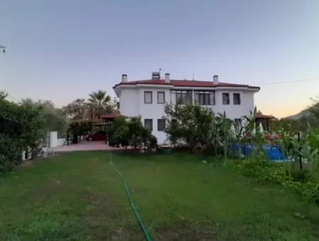 Muğla Ortaca Dalyanda Garten Möbliert / Unmöbliert 1 Freistehende Villa Zu Vermieten