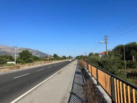 Antalya - Izmir Main Road Zero Tankstelle Geeignet Netto 2800M2 Gewerbegrundstück Zum Verkauf In Köyceğiz