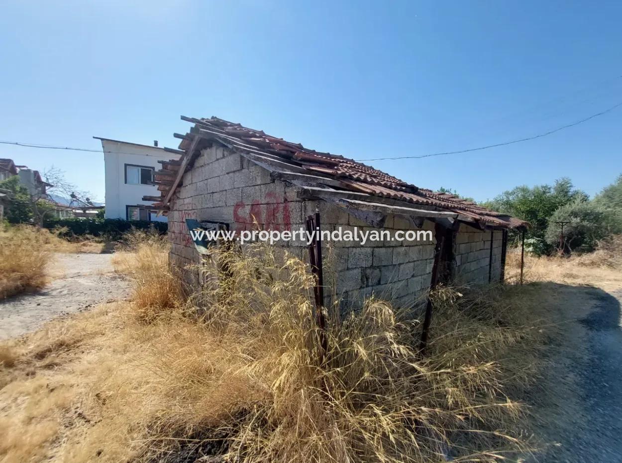 Muğla Ortaca Ekşiliyurt Detached 950 M2 Land Village House And Barn For Sale