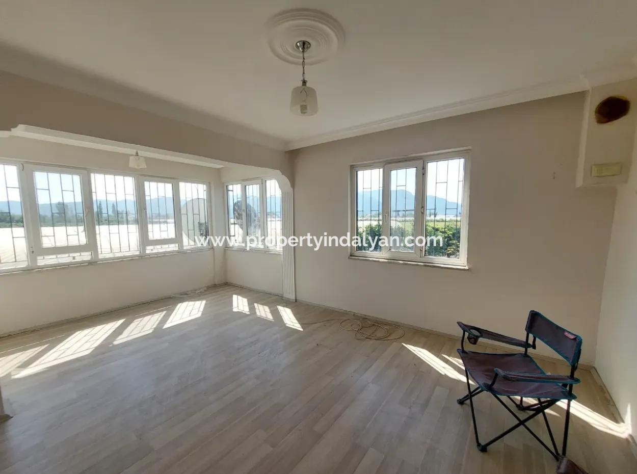 120M2, 3 In 1 Garden Apartment For Rent In Muğla Ortaca Eskiköy