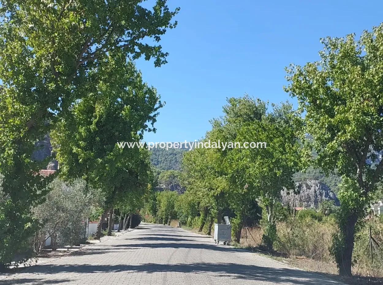 Muğla Dalyan 970 M2 Commercial Zoned Bargain Land For Sale