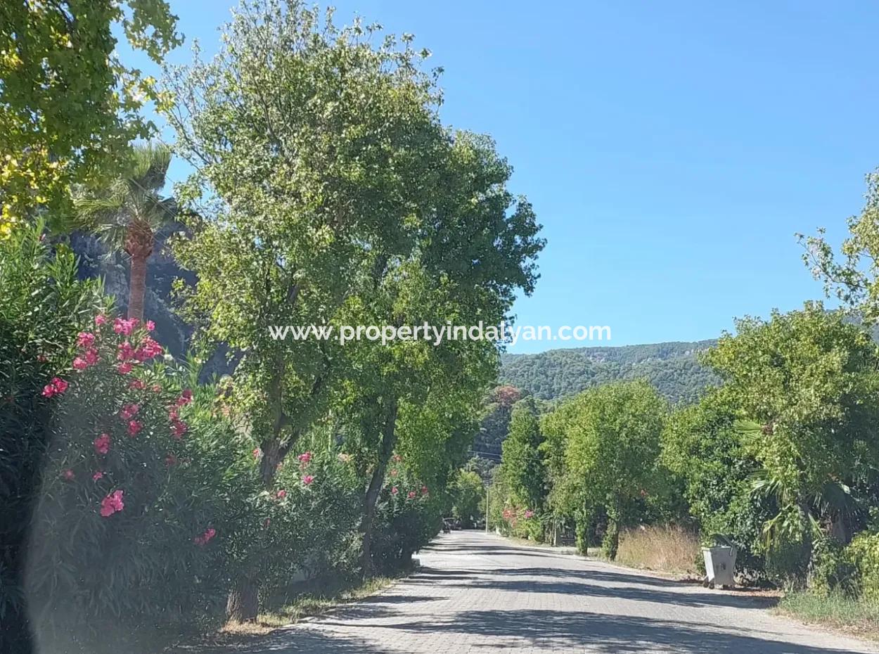 Muğla Dalyan 970 M2 Commercial Zoned Bargain Land For Sale