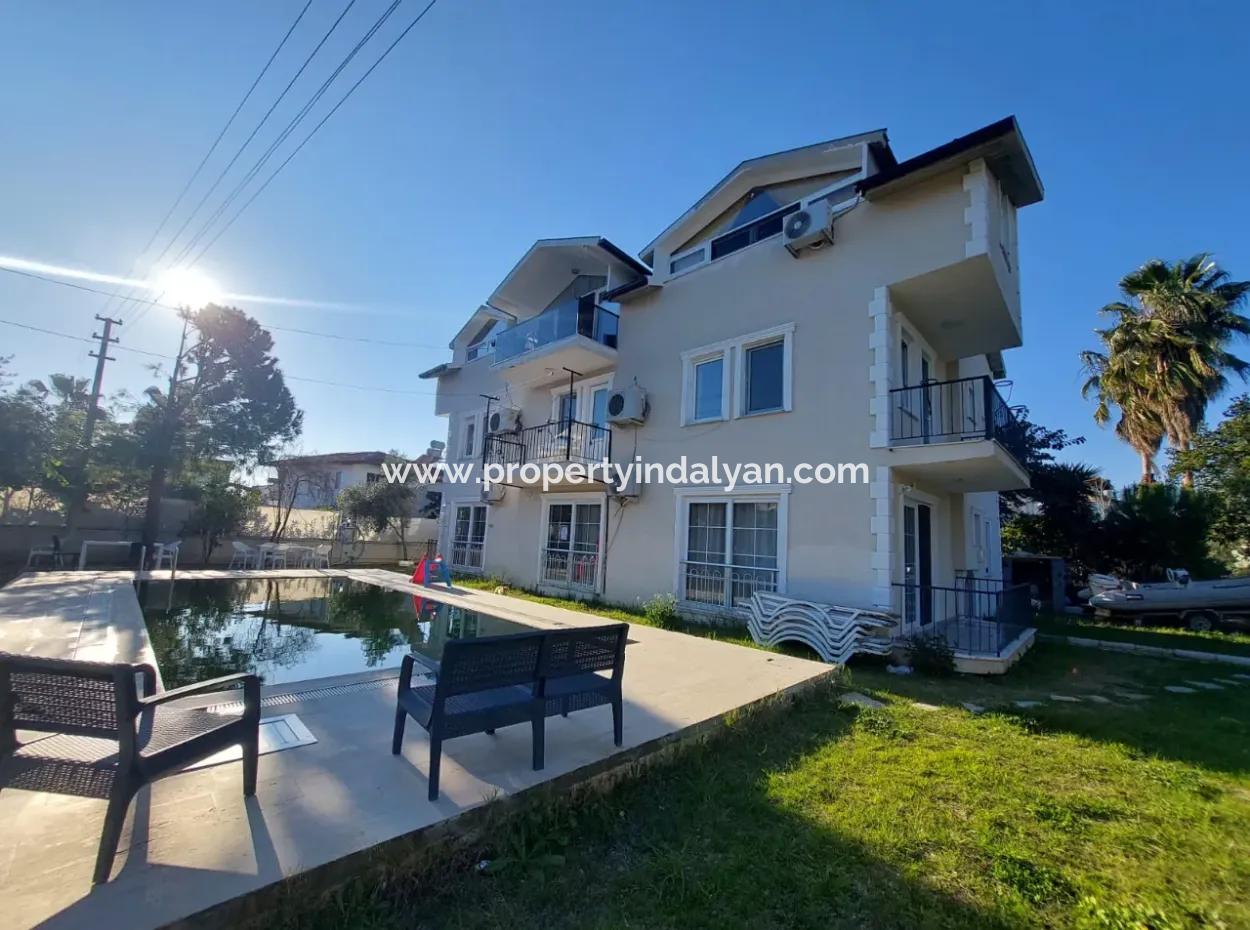 140M2 Of 4 Apartments On A 978 M2 Plot With Communal Swimming Pool In Dalyan, Mugla, 4 1 Apartment For Sale