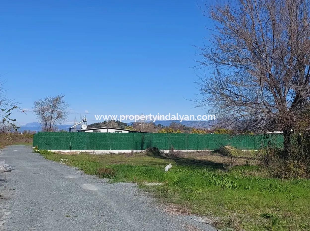 500 M2 Plot Of Land For Sale In Dalyan Okçular