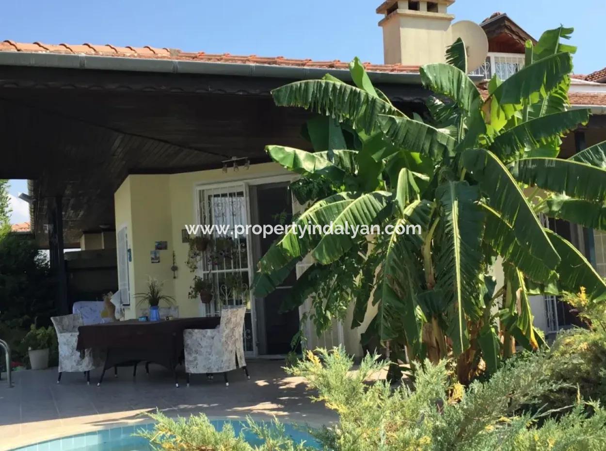 Ortaca, Dalyanda 4.500M2 Land With Swimming Pool, Furnished 3 Villas For Rent For 1 Year