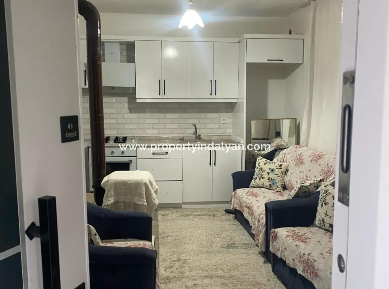 Köyceğiz Çandırda Ground Floor Furnished 50 M2, 1 1 House For Rent