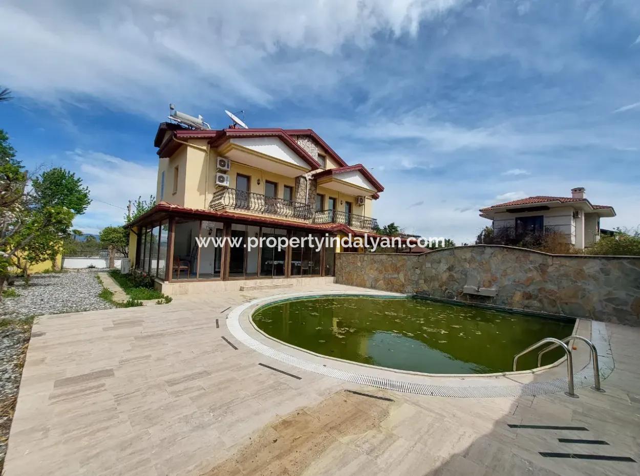 200 M2 5 1 Luxury Villa Furnished Rent In Ortaca Dalyan, Muğla.