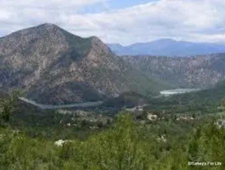 Muğla Dalamanda Dam View 1.000 M2 Residential Zoned Land In Nature For Sale