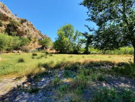 Muğla Ortaca Dalyanda Canal Front 6 500 M2 Land With Title Deed For Sale