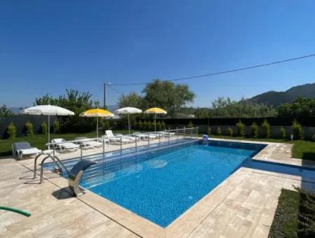 4 1 Furnished Villa In Muğla Dalyan Eskiköy Annual Rental