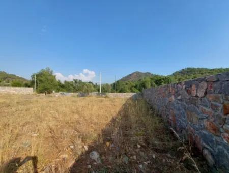 Detached 1 000 M2 Construction License Ready Land For Sale In Köyceğiz Beyobasi