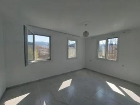 100 M2, 2 1, Detached New Apartment In Ortaca Okçular For Rent Without Furniture