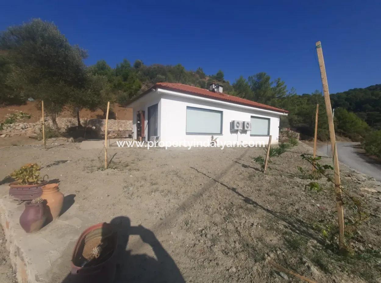 Muğla Gökbelde 1700 M2 Müstakil Arazide 2 Adet 1+1 Apart Daire Satılık