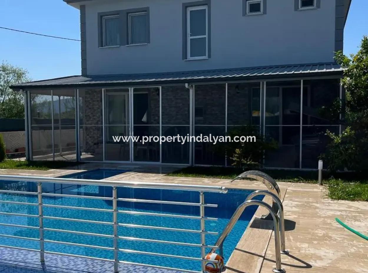 Muğla Dalyan Eskiköyde  4+1 Eşyalı Villa Yıllık Kiralık