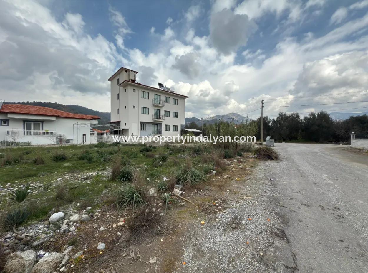 Ortaca Çaylıda Satılık 517M2 3 Kat İmarlı Arsa