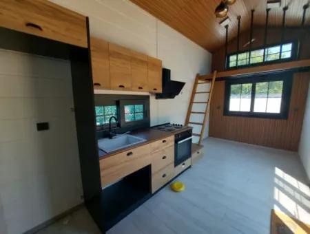 Dalyan Okçularda 220M2 Arazide 25M2 Sıfır Tiny House Ve Arsası Satılık Veya Takas