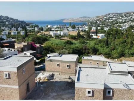 Muğla Bodrum Gündoğanda Deniz Manzaralı 4+1 Sıfır Dubleks Satılık